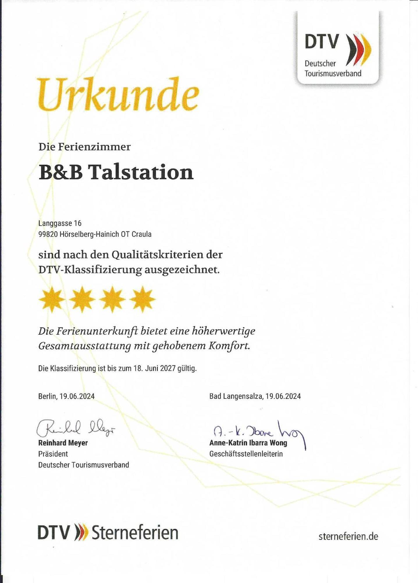 B&B Talstation Horselberg-Hainich Esterno foto